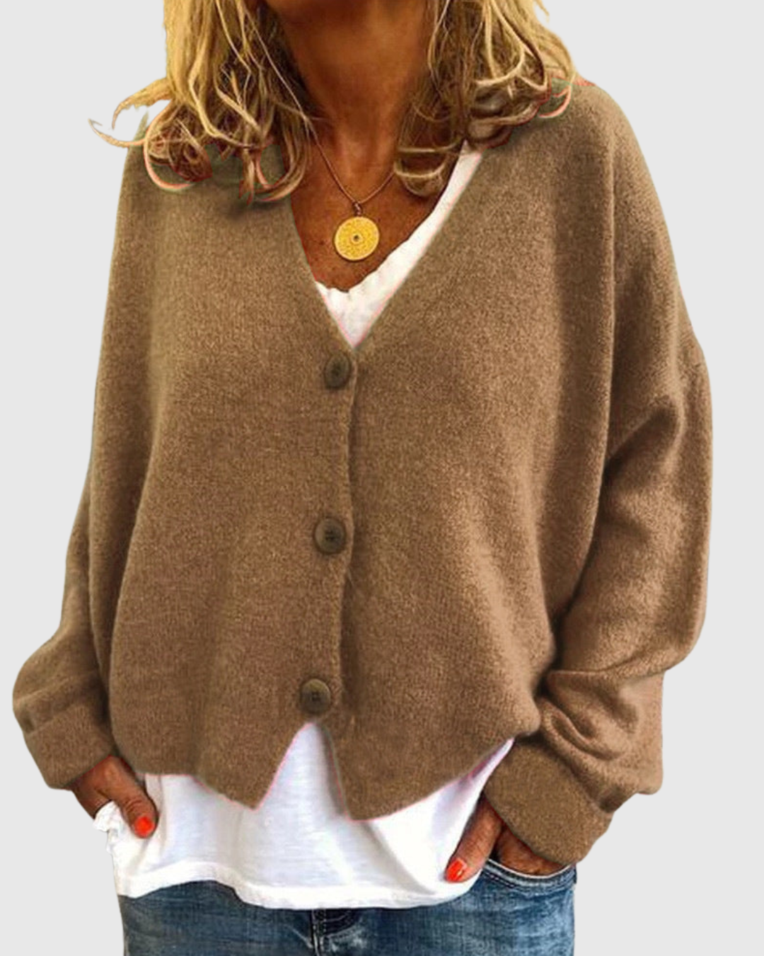 EVELORA | CARDIGAN IN MAGLIA