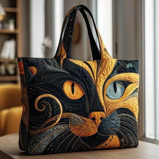 Borsa Artigianale Mystic Cat Fatta a Mano