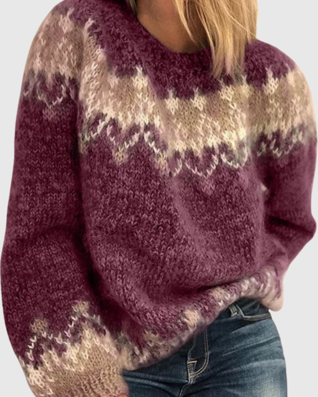 MAJA | MAGLIONE CON PATRON NORDICO
