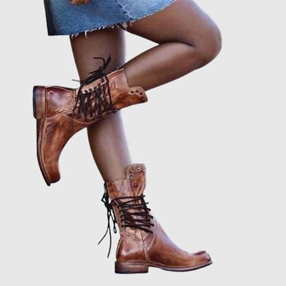 Maelis | Stivali Lace-Up Vintage Comfort