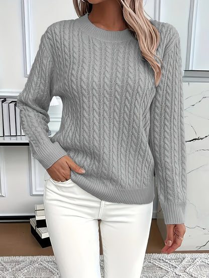 BERNILA | MAGLIONE IN MAGLIA CABLE INVERNALE