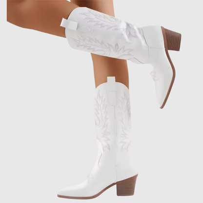 Marcellis | Stivali in Pelle Stile Country