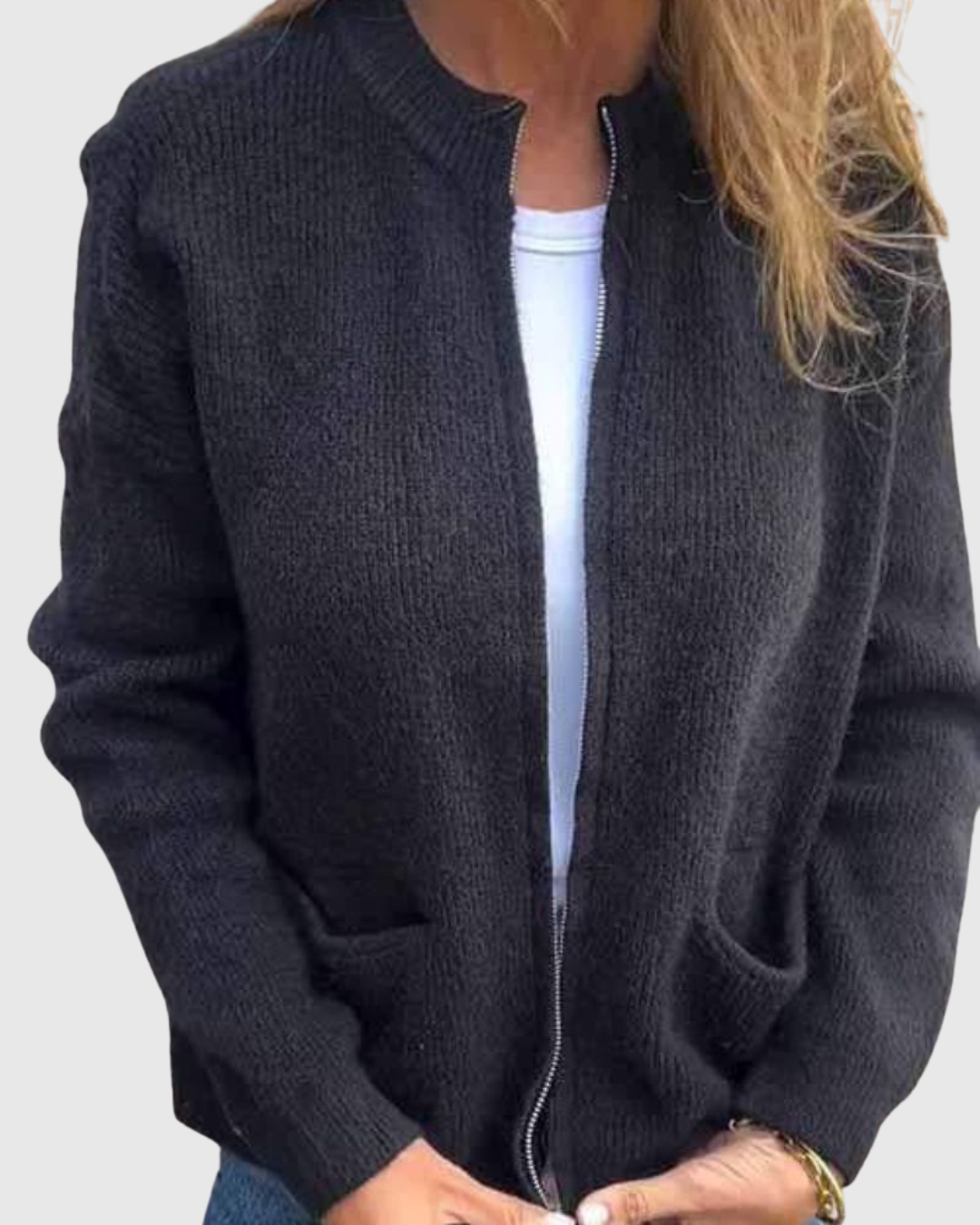 ALVERA | CARDIGAN IN COTONE A MAGLIA
