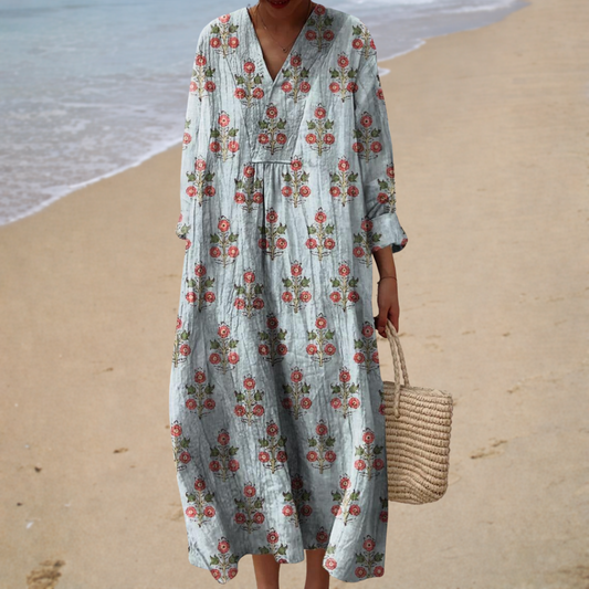 Abito Maxi Vintage Floreale