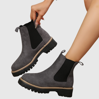 Greer | Mocassini Neri con Plateau