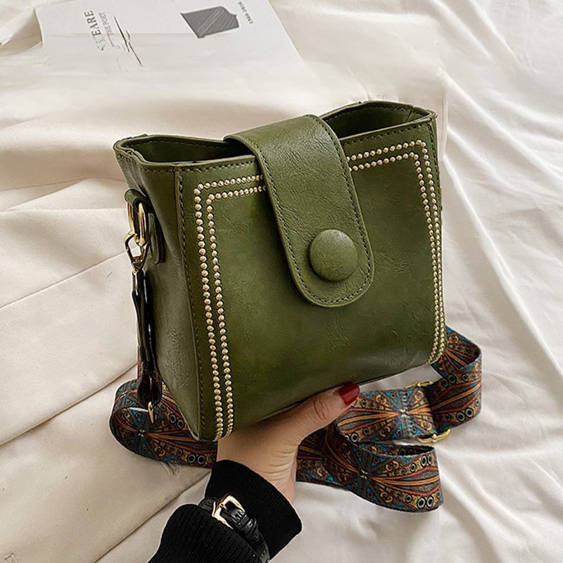 Ethel | Borsa a Spalla Vintage con Cinturino Regolabile