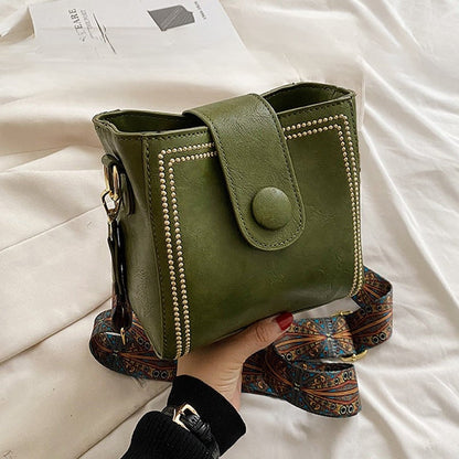 Ethel | Borsa a Spalla Vintage con Cinturino Regolabile