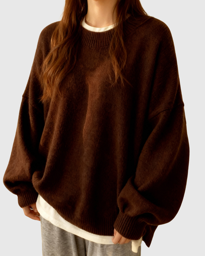 COLETTE | MAGLIONE OVERSIZE IN FLEECE CONFORTEVOLE