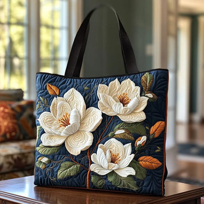 Borsa Trapuntata Fatta a Mano - Design Magnolia Elegante