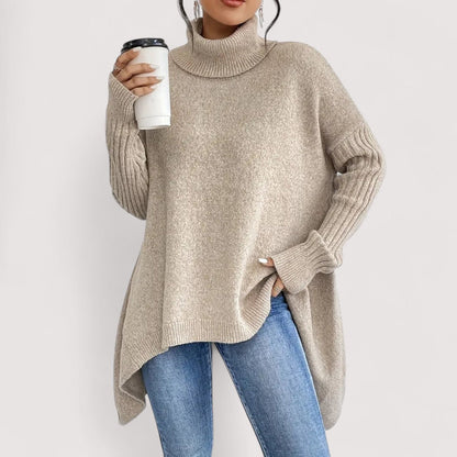 FENELLA | MAGLIONE LUNGO CON COLLO ALTO