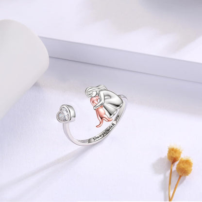 ELDIT | ANELLO ICONA CANE (ROSA)