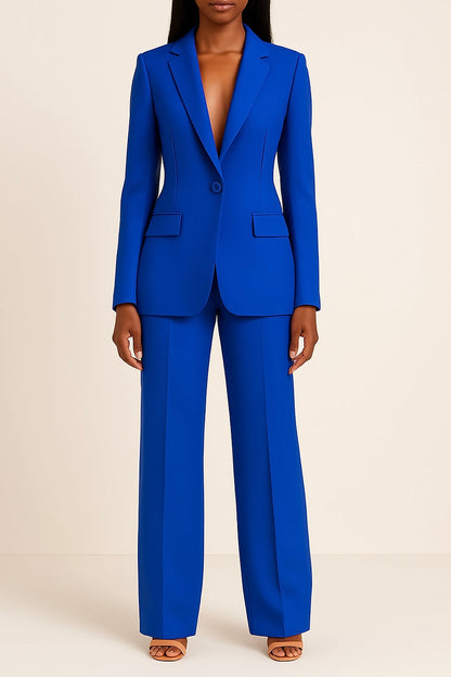 ZOE | SET DI ABITI FORMALI CHIC CON BLAZER LUNGO SU MISURA PER DONNE