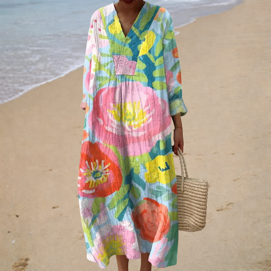 AMALFI | Abito Maxy Floreale Bohemien