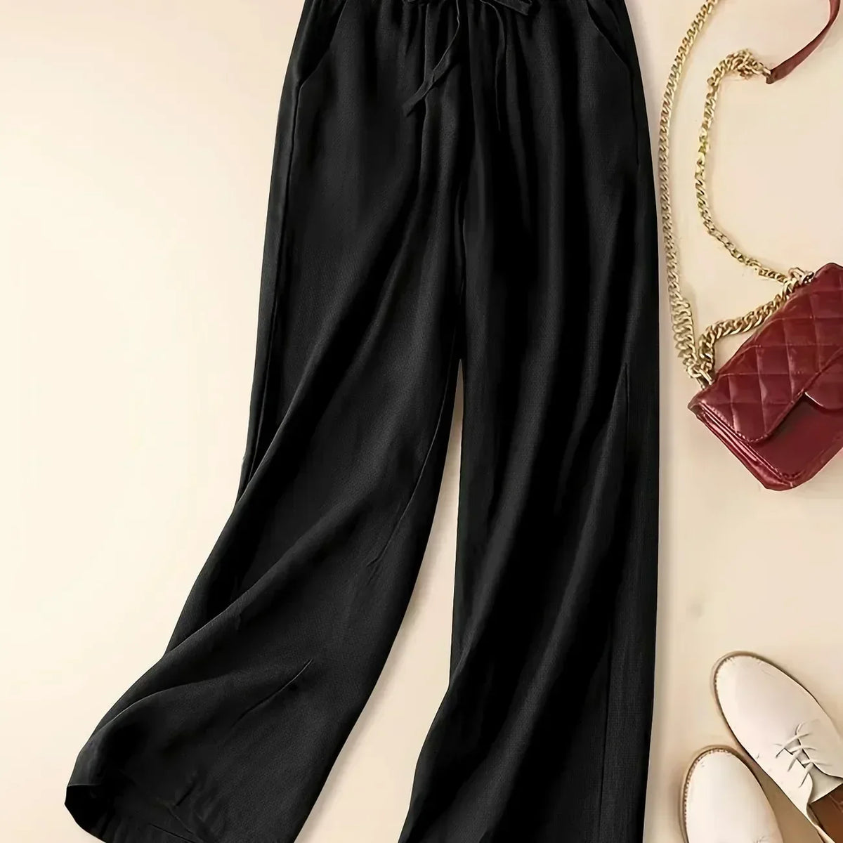 Imara | Pantaloni Larghi con Coulisse