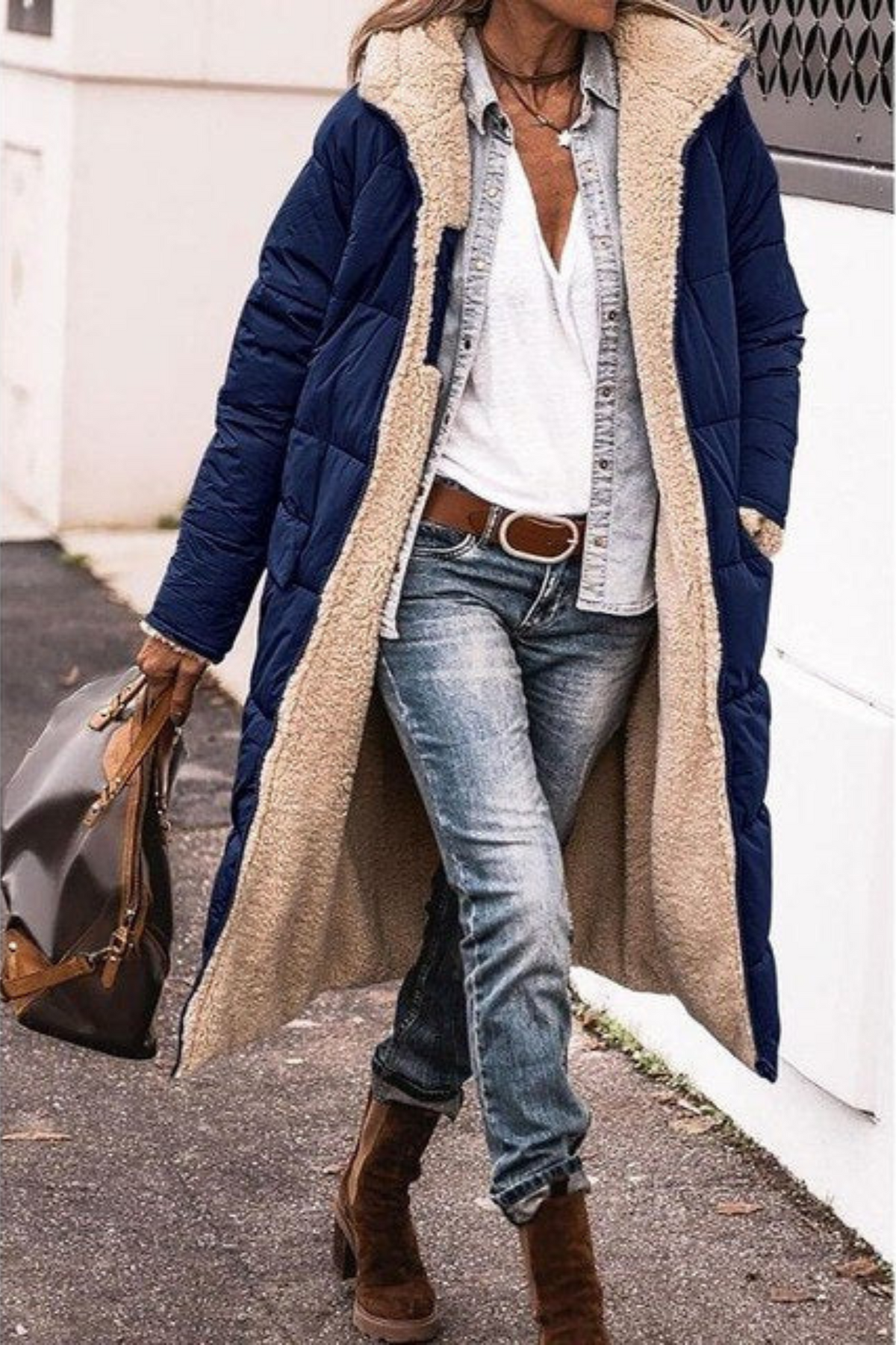 Amelia | Cappotto Elegante Reversibile per Donne