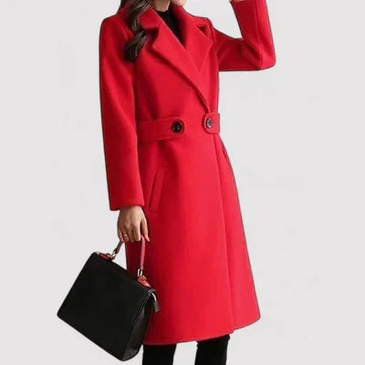 Clara - Cappotto in Lana con Cintura