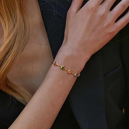 BRACCIALE ORO A FORMA DI CUORE
