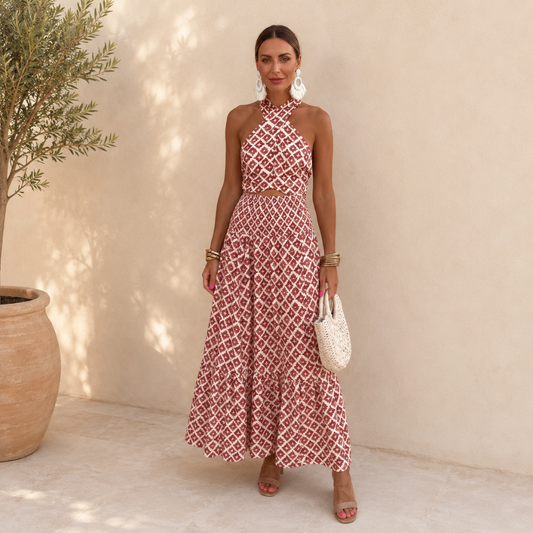Elsa | Elegante Set Coordinato Off-Shoulder