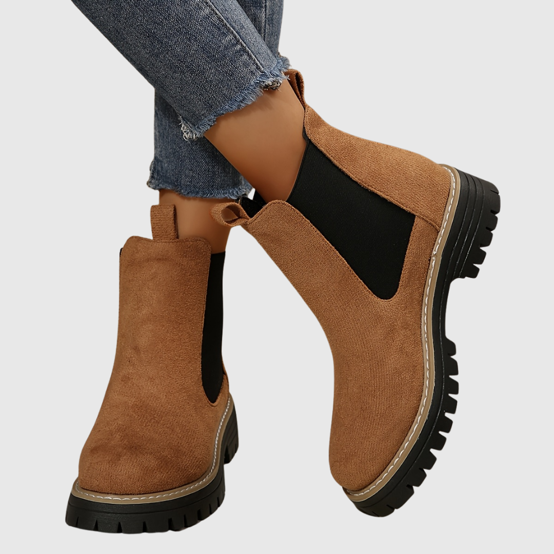 Greer | Mocassini Neri con Plateau