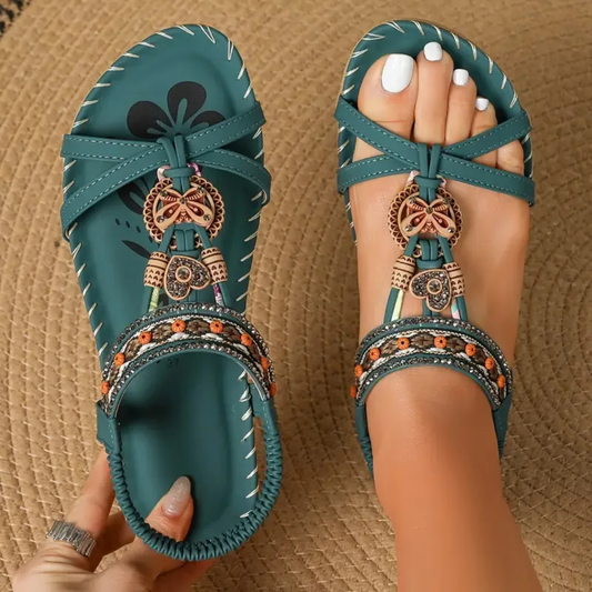 Flora | Sandali in Stile Ibiza che Combinano Comfort ed Eleganza