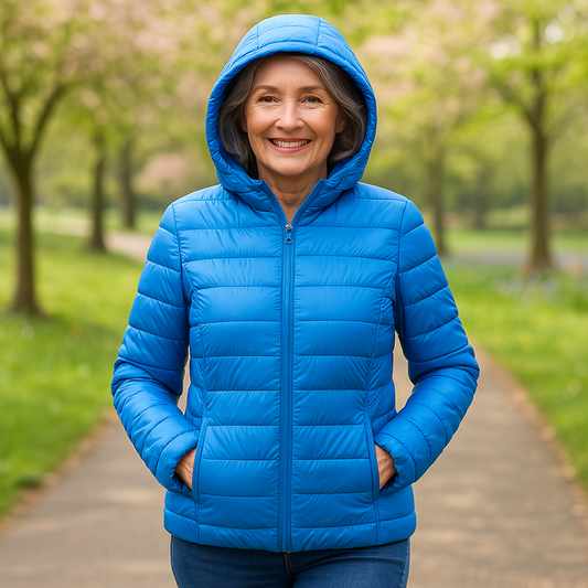 Giacca Padded Metta | Blu Cielo