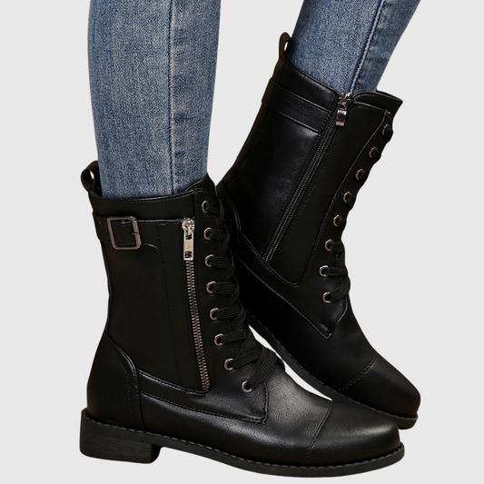 Carmine | Stivali in pelle con zip laterale confortevoli