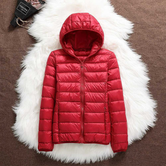 Giacca Padded Metta di Transizione | Rossa