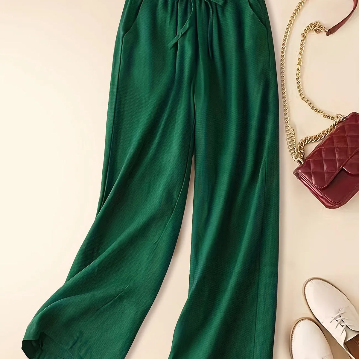 Imara | Pantaloni Larghi con Coulisse