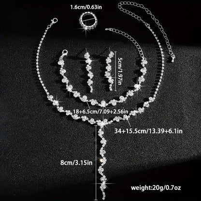 VALERINE | SET DI GIOIELLI CON FIORI BRILLANTI DI ALTA GAMMA