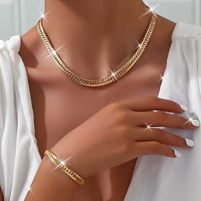 SET COLLANA E BRACCIALE A CODA DI PESCE LUXURY