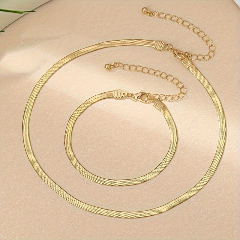 SET COLLANA A CATENA A RETE VINTAGE