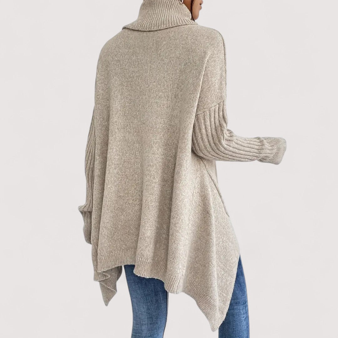 Fenella | Maglione Lungo con Collo Alto