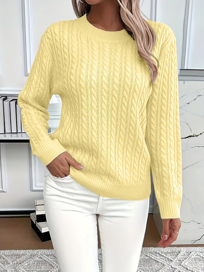 BERNILA | MAGLIONE IN MAGLIA CABLE INVERNALE