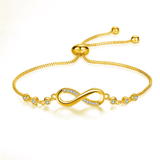 BRACCIALE SIMBOLO INFINITO ARGENTO
