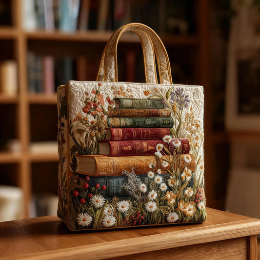 Borsa Quilted Fatta a Mano con Fiori