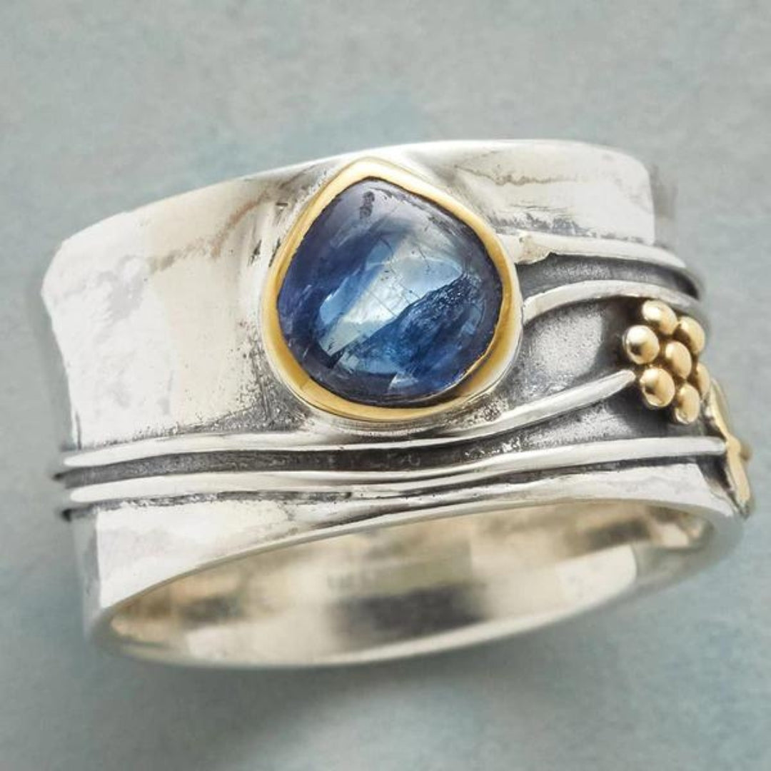 Anello da Meditazione in Gemma Bohemienne