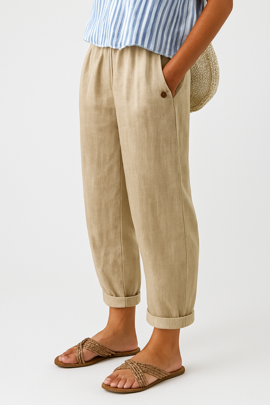 Noraya | Pantaloni Eleganti con Tasche Laterali