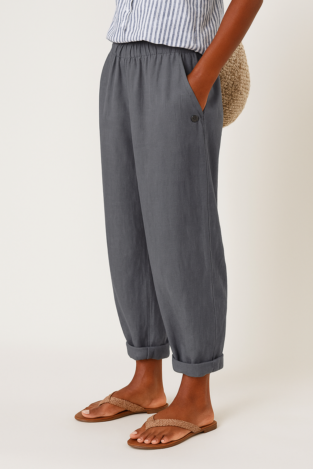 Noraya | Pantaloni Eleganti con Tasche Laterali
