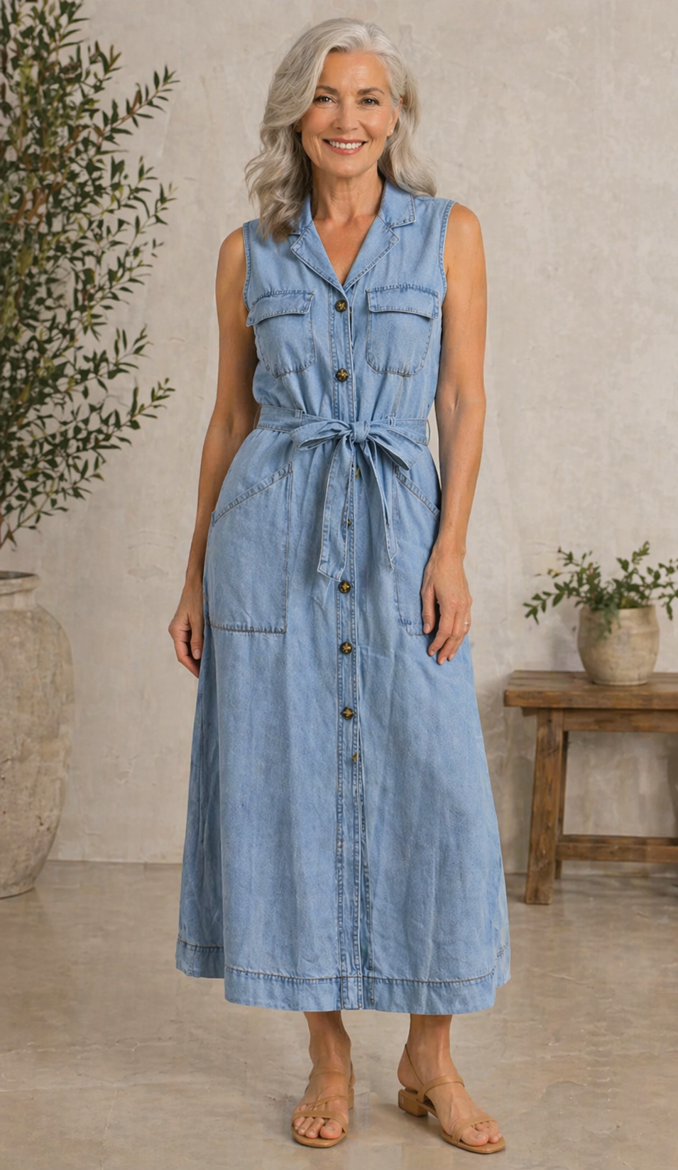 Susana | Vestito in Denim