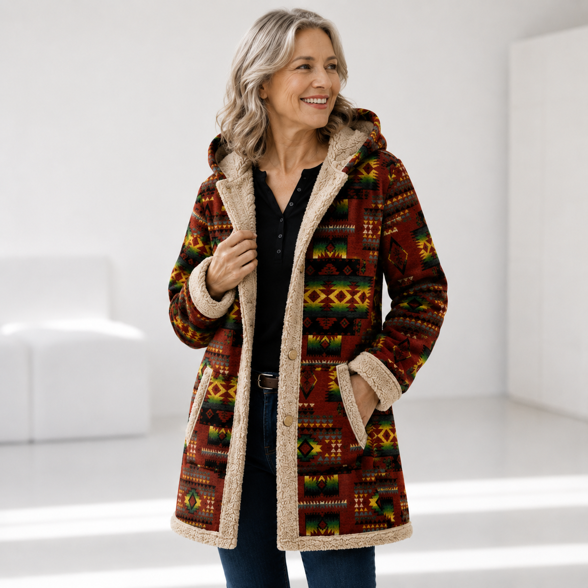 Éliane - Cappotto Elegante di Mezza Stagione