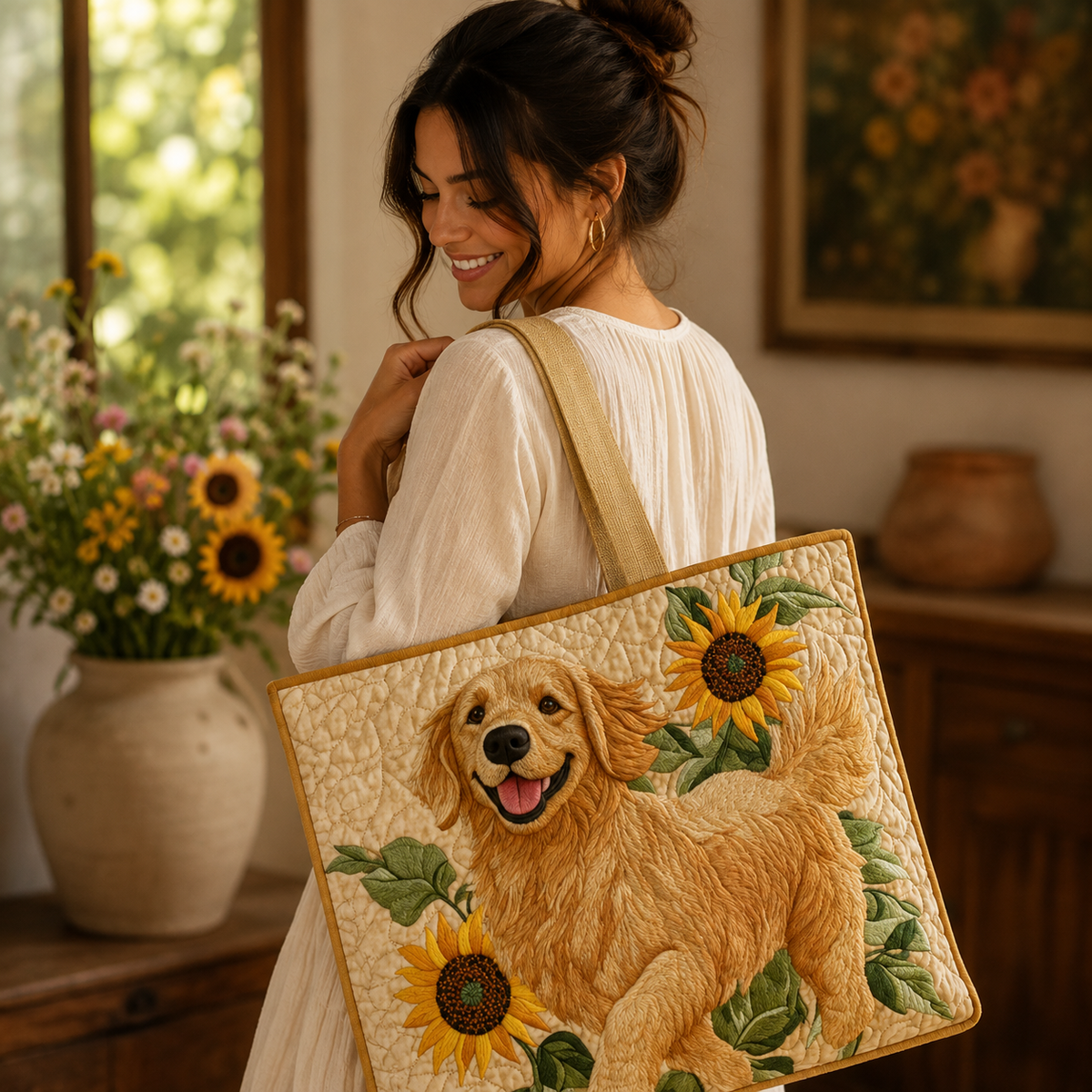Borsa Golden Retriever Artigianale