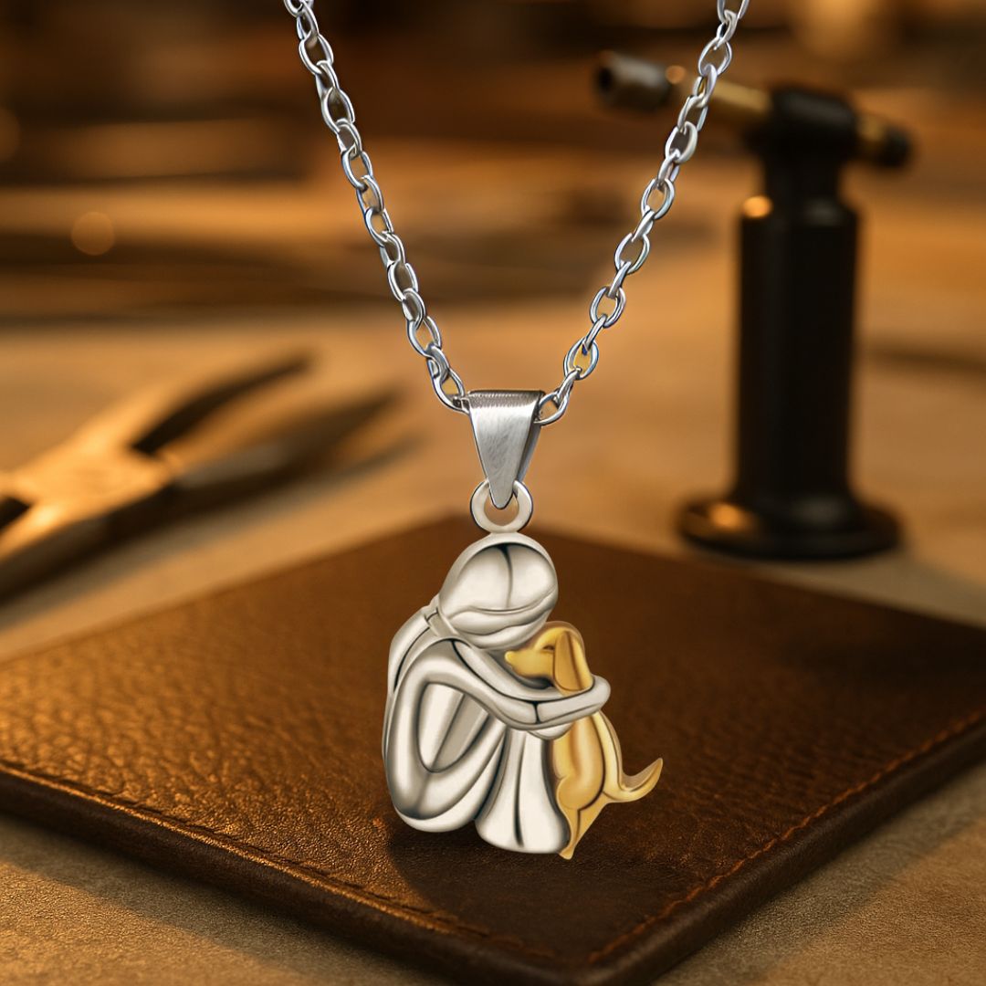 MARINETTE | COLLANA CON PENDENTE A FORMA DI CANE