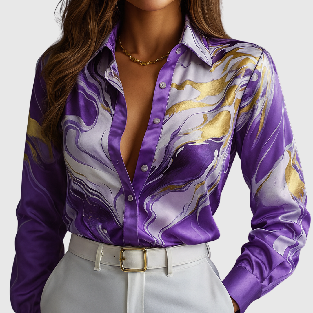 CORINNA | CAMICIA IN SATIN FLUIDO