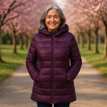 Giacca Padded Long Transitional Helsa | Viola