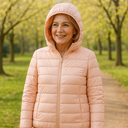 Giacca Padded Metta Trasizionale | Rosa Chiaro