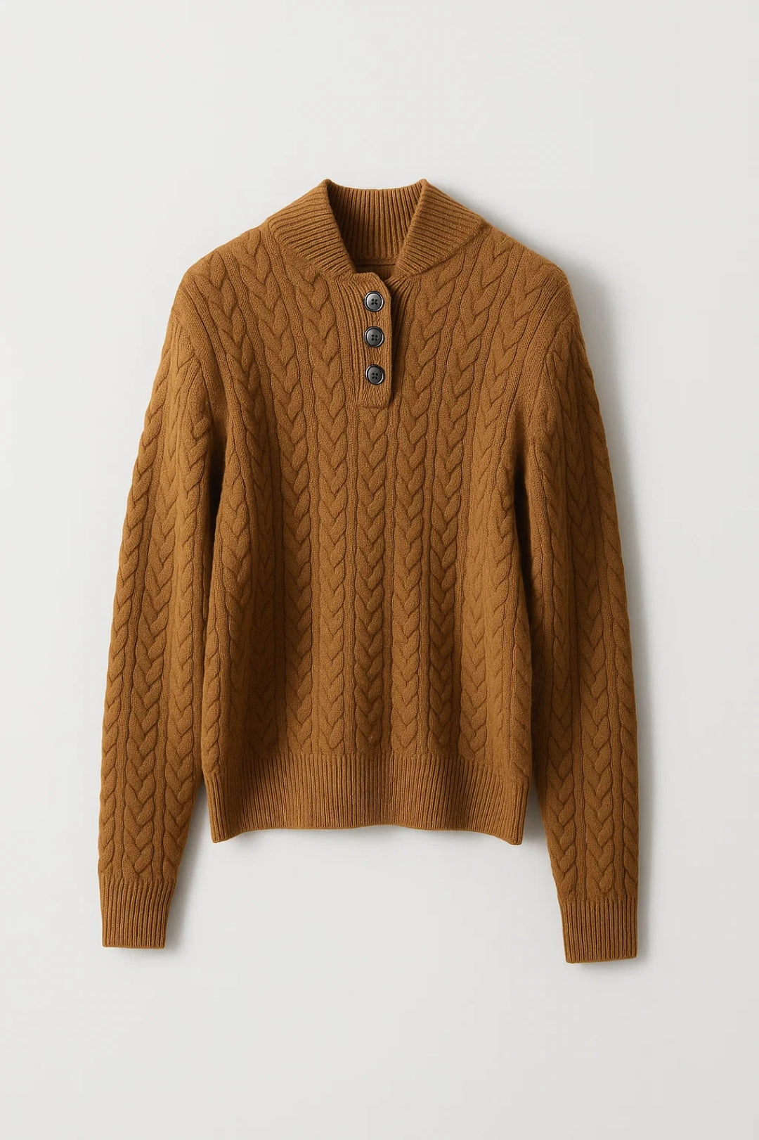 Ysella | Cardigan a Maglia Cable con Bottoni