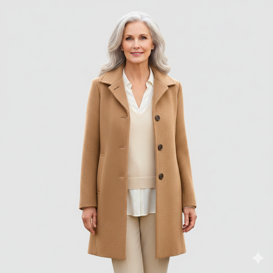 Claire – Cappotto Classico in Mistura di Lana
