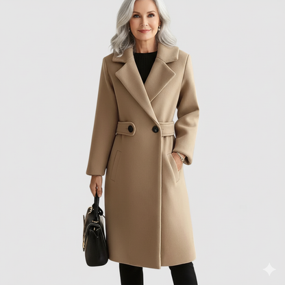 Clara - Cappotto in Lana con Cintura