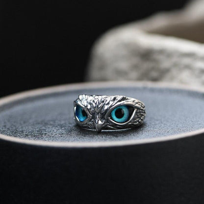 Anello Regolabile in Opale Argento