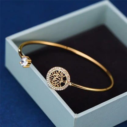 BRACCIALE REGOLABILE ALBERO DELLA VITA